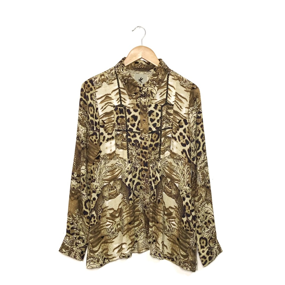 Free People | One Teaspoon Tiger Graphic Blouse